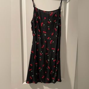 Cherry strap summer dress